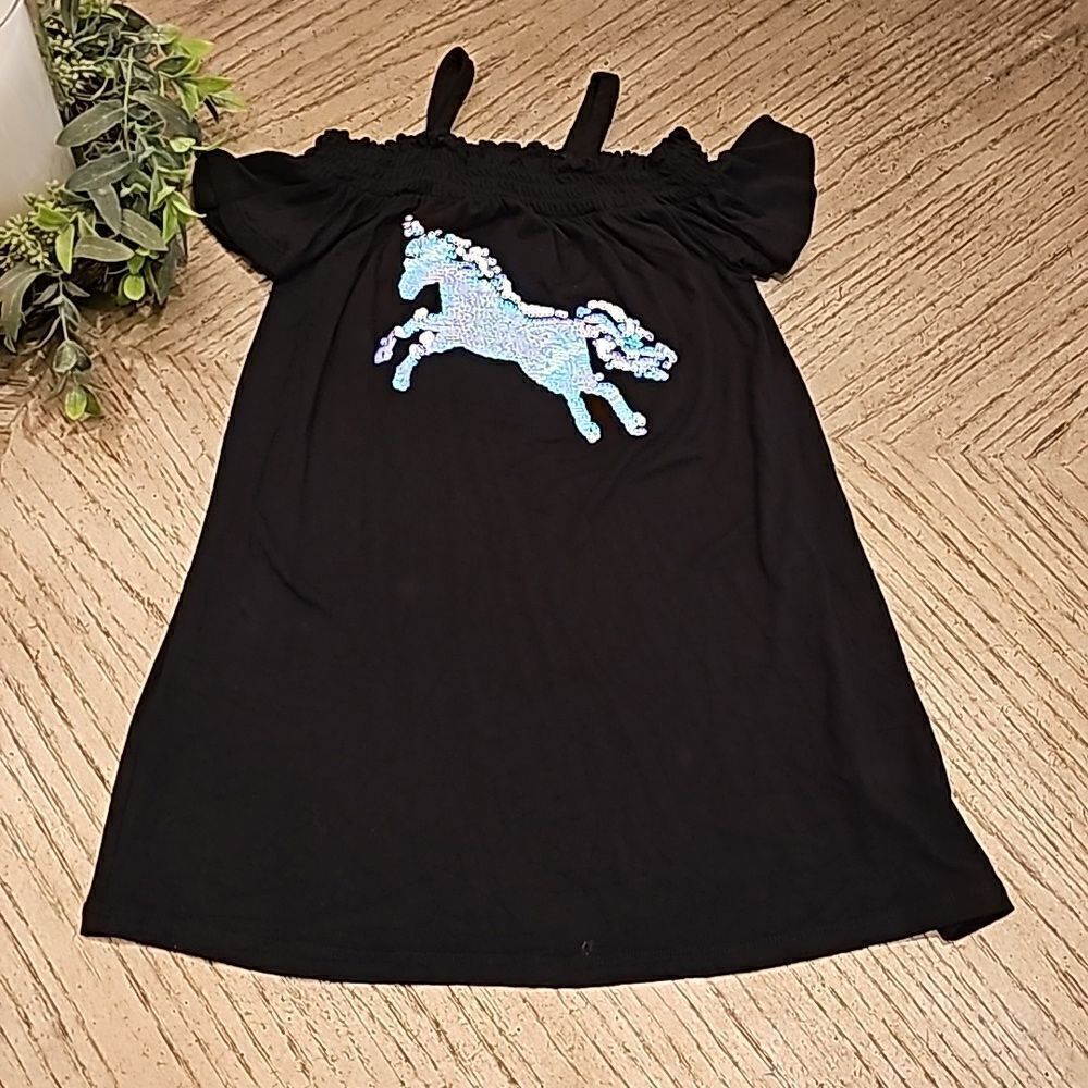 Unicorn Dress sequin size 6/7 S